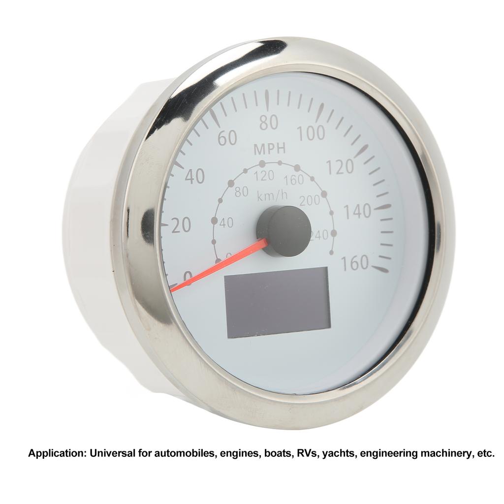 85mmCelsius3.35in GPS Speedometer 0‑160MPH 0‑240KMCelsiusH LCD Screen IP67 Waterproof   for Cars Boats RVs  9‑32V