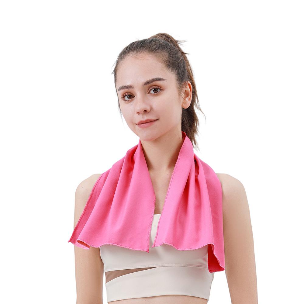 Portable Double Sided Fleece Quick Dry Absorbent Sports Towel For Yoga Fitness