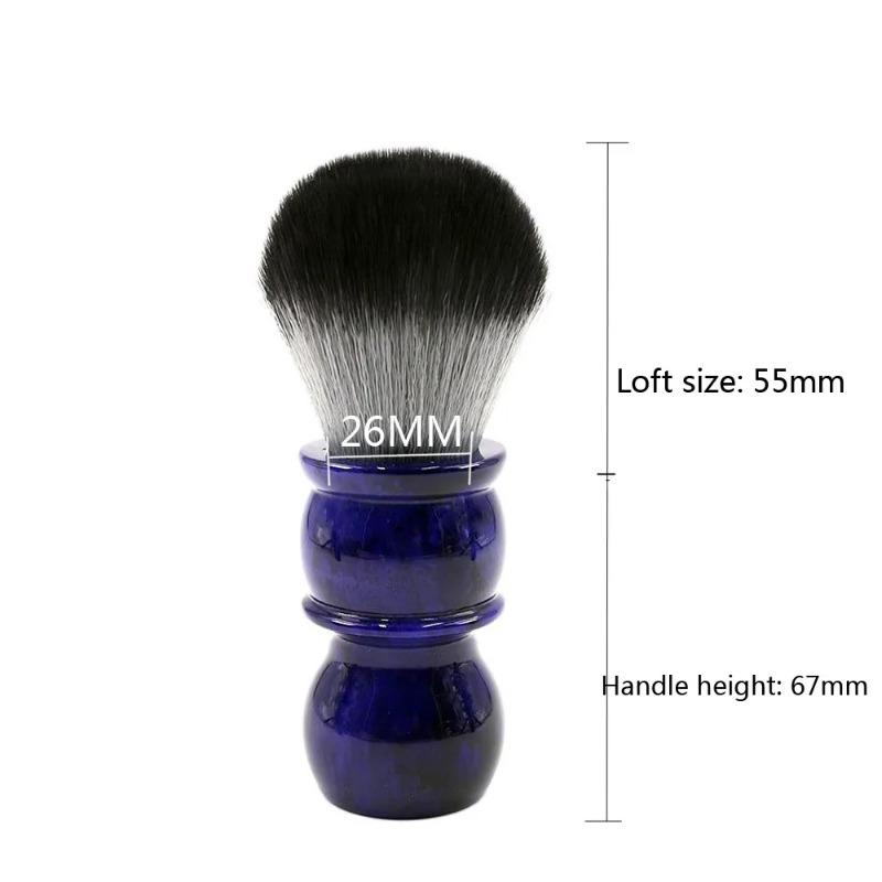 Yaqi 26mm Timber Wolf Color Synthetic Hair Shaving Brush For Men Brush With 67mm Handle With A 40mm Diameter Wet Shaving Brush
