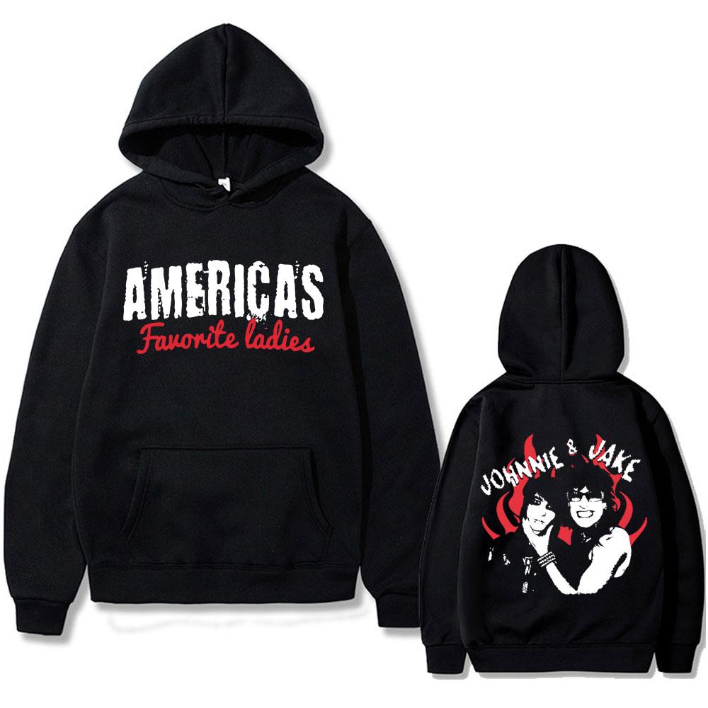 Amerikas beliebteste Damen-Hoodies mit Jake Webber und Johnnie Guilbert – Herrenmode, lässiges Sweatshirt, Oversize-Hoodies