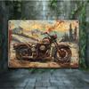 Moto metal interior plaque in the garage in the bar on the wall 20x30cm
