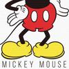 Disney Mickey Mouse Art 30cm X Made In Stylish Interior Living Room Fabric Panel, 30cm, Japan, Poster, Decor, Decor, Illustration, Simple, Pop, Panel,