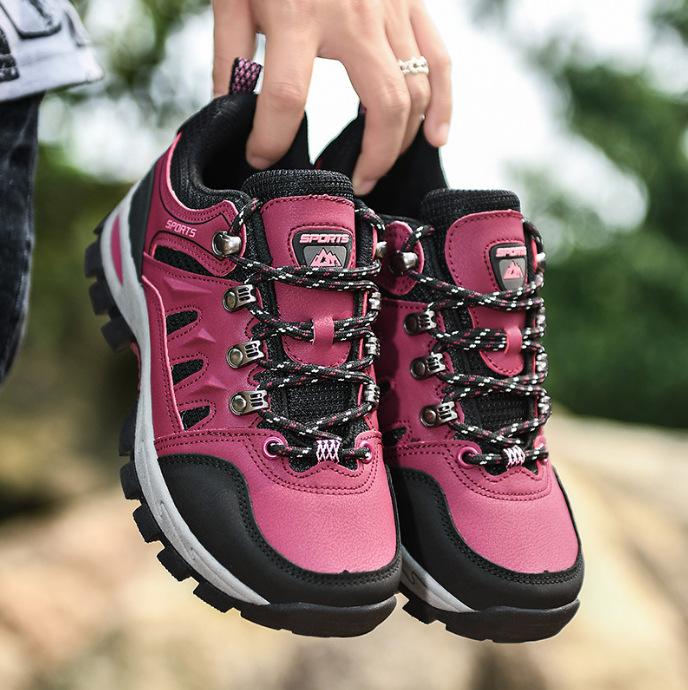Large size hiking shoes autumn new low help outdoor casual shoes couple shoes