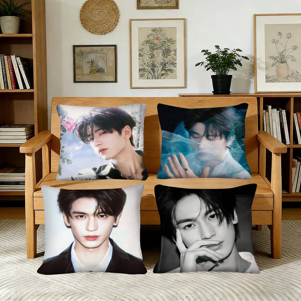 Actor Zhang Linghe Pillow Case Fashion Square Pillowcase Bedroom Sofa Room Ins Decoration Leisure