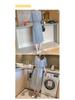 Korean Style Summer Plus Size T-Shirt Dress with Tie Waist and Knee-Length Skirt