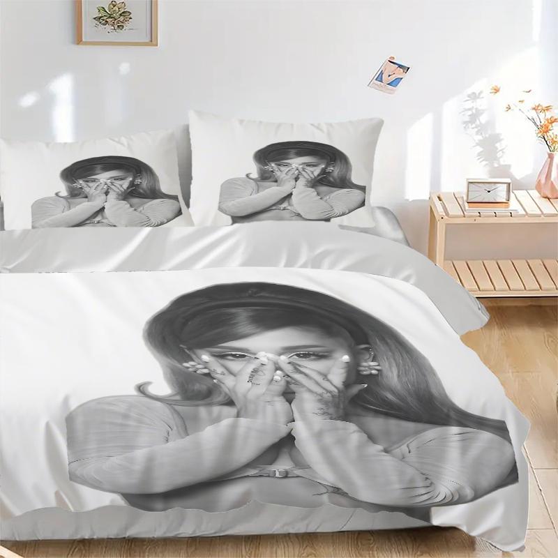 3Pcs Glamorous Woman Face Bedding Sets For All Sizes New 3D Printed Bed Cover Comforter Duvet Cover Pillowcase Bedroom Decoration