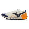 Mizuno Scarpe da Allenamento Retro Base Baseball Basse Sneakers Uomo Bianco Blu Arancione D1GH220503