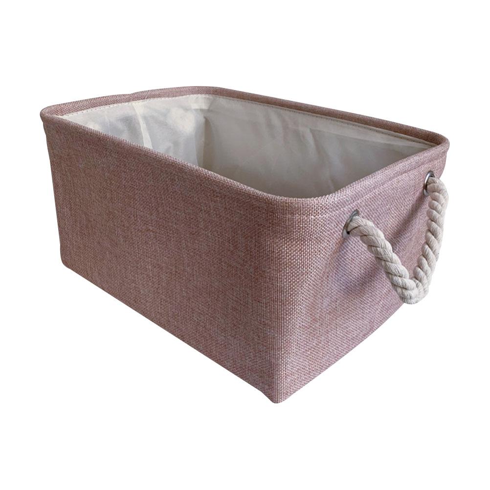 Organizer Stoffaufbewahrungskorb Baby Faltbare Behälter Wäschekörbe Baumwolle Leinen