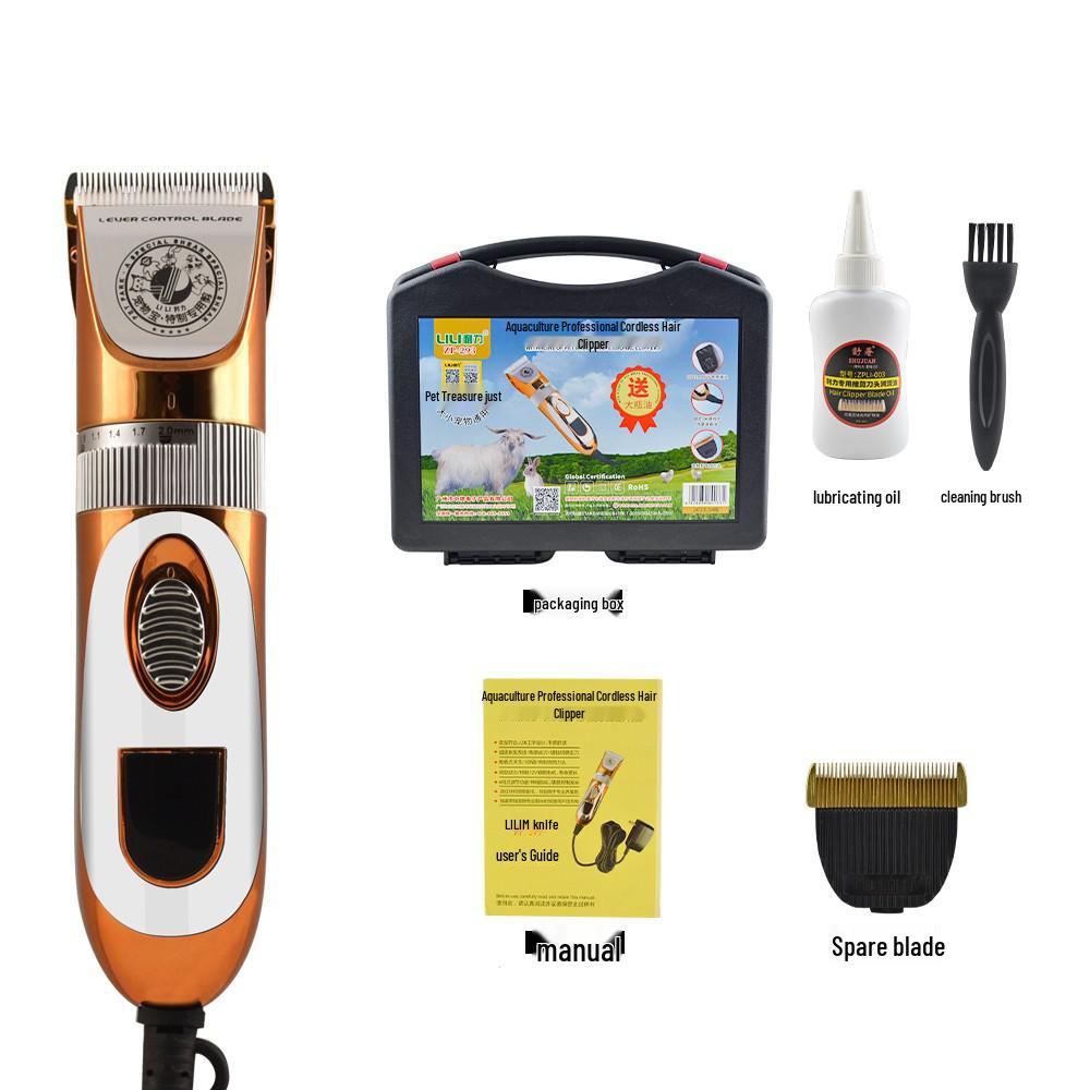 

Профессиональные электрические машинки для стрижки Lili для стрижки овец, коз и собак Lili 293 Electric Clipper золотой