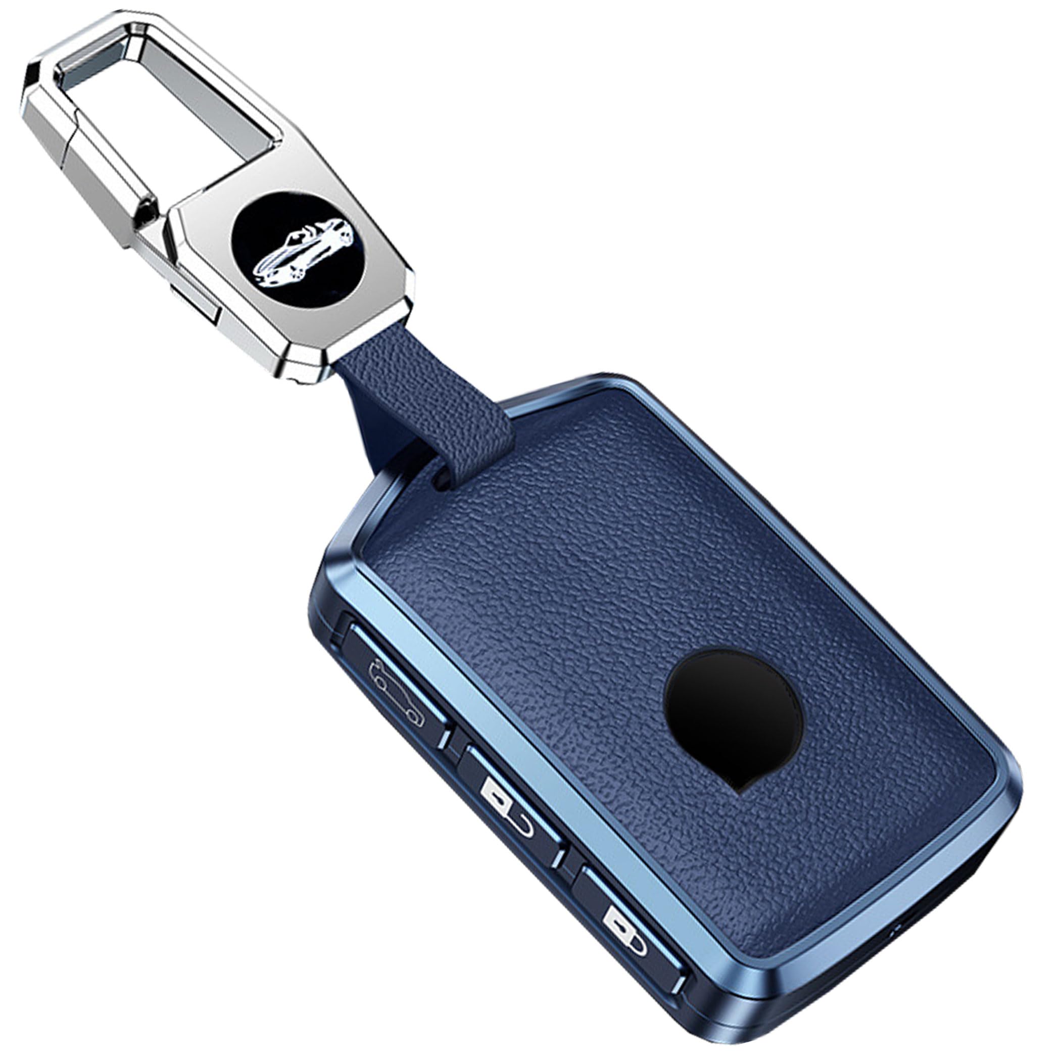 

Чехол для смарт-ключа Felimoa, для использования с Volvo, устойчивый к царапинам, против отпечатков пальцев, алюминиевый сплав, синий синий