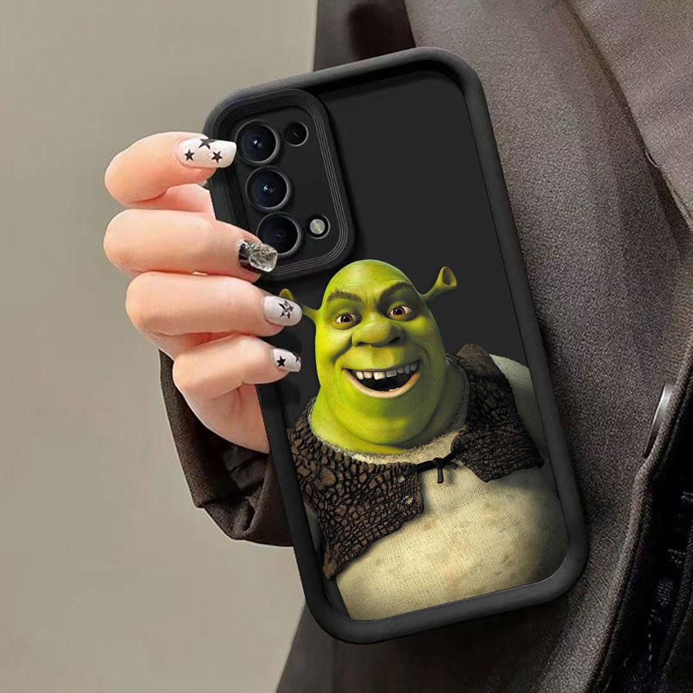 Funny Movie S-Shrek Phone Case For OPPO A6X A3X A5X A5 A54 A55 A57 A58 A53 A72 A73 A74 A95 A92 A93 A94 A98 FIND X3 X5 X8 Cover
