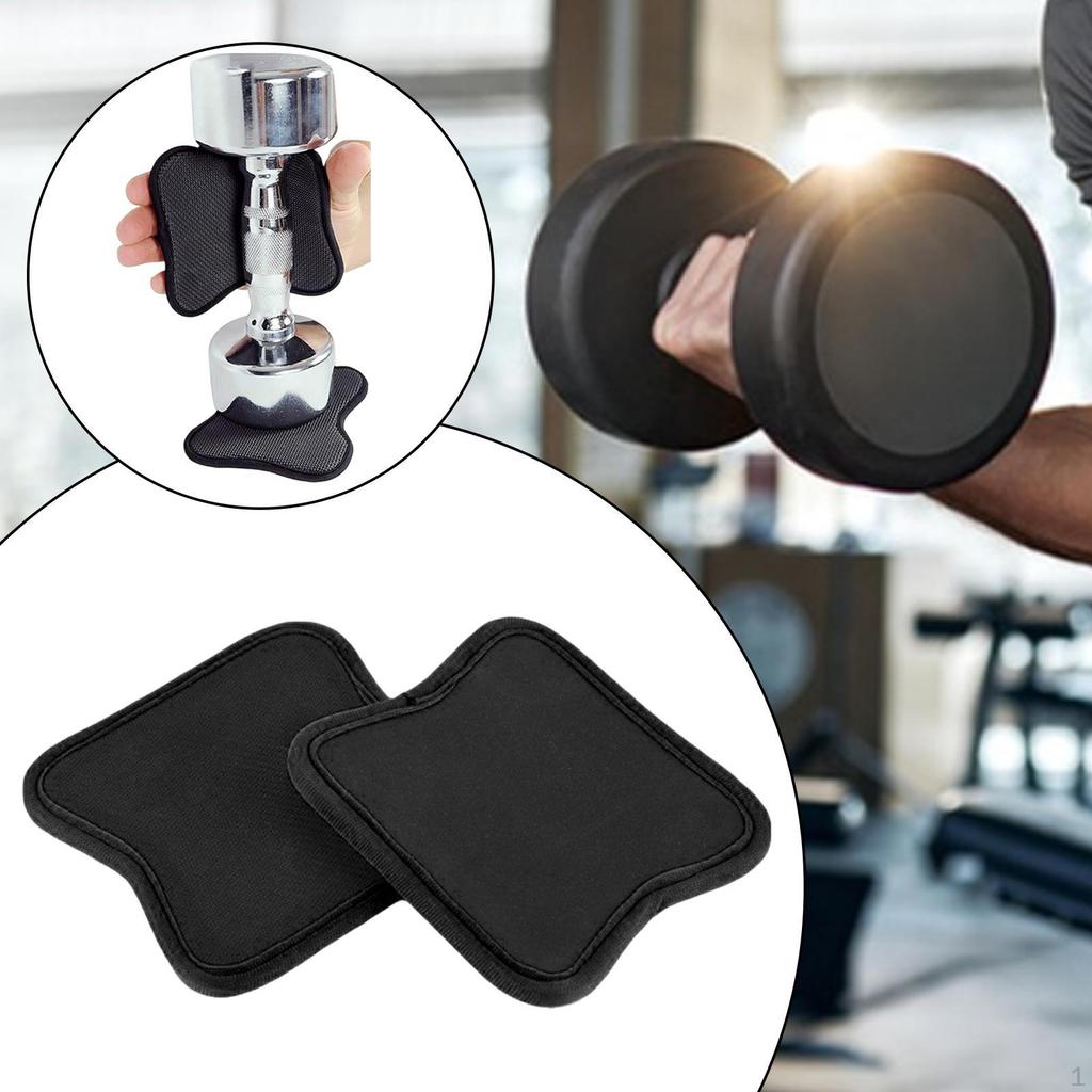 2 Pieces Grip Pads Accessories Hand Protector Gloves Lifting Grips for Weight