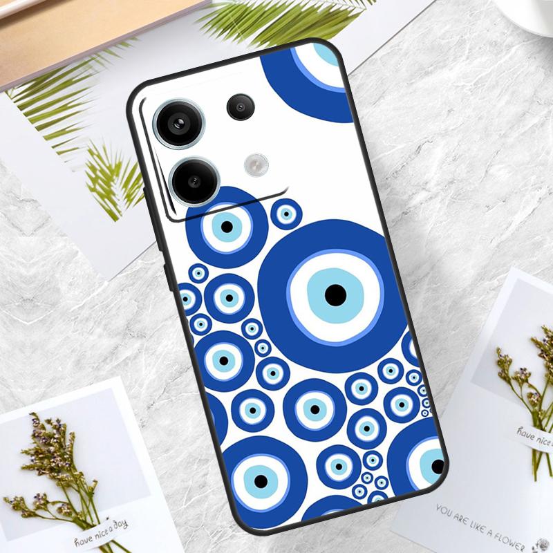 Evil Eyes Case For Xiaomi Redmi Note 14 13 12 11 10 9 15 Pro Plus Redmi 13C 14C 15C 10C 12C 15 Cover
