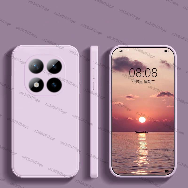 Para Xiaomi Redmi Note 15 Pro Capa Redmi Note 15 Pro Plus 5G Capa Cor Doce de Silicone Líquido Para Redmi Note 15 Pro Capa