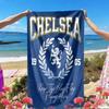 Football United F.C Print Beach Towel, Versatile Lightweight Absorbent Beach Towel for Pool Surf Yoga Bathroom, Perfect Birthday Holiday Gift