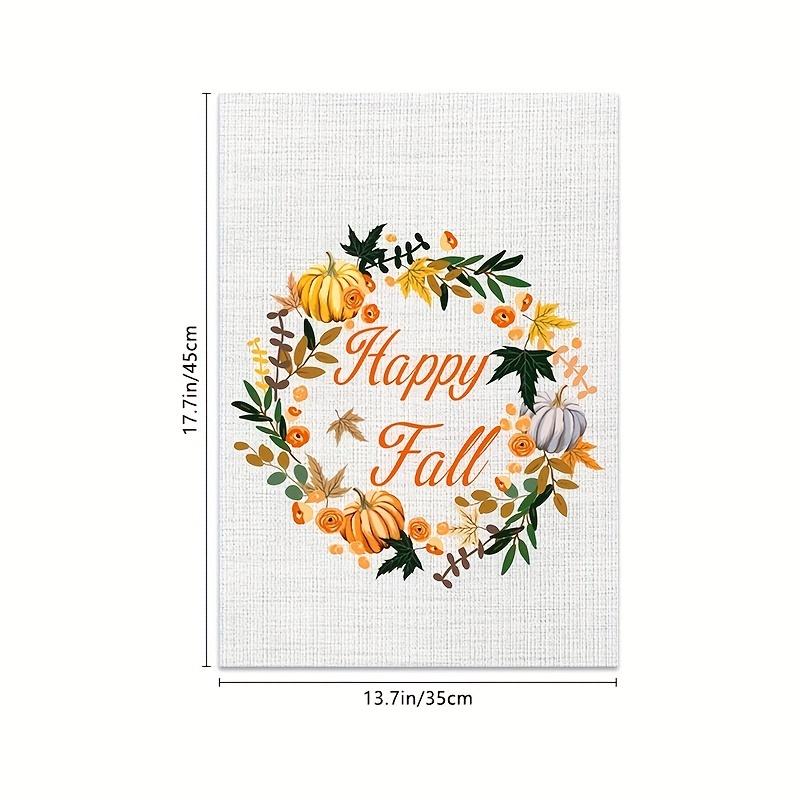 1 Stück Erntedank Gartenflagge Gartendekoration Hintergrundtuch Hängeflagge Outdoor Festival Hängeflagge Hintergrund