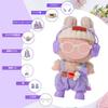 Ruokey Doll Clothes Set 8 Pieces Purple 15cm 17cm Plush Toy Outfit Dress Up Accessories