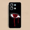 Anime Eyes Phone Case for Xiaomi Redmi 15 14 13 12 A5 3 2 1 C Plus 4G 5G Soft TPU Shockproof Cover