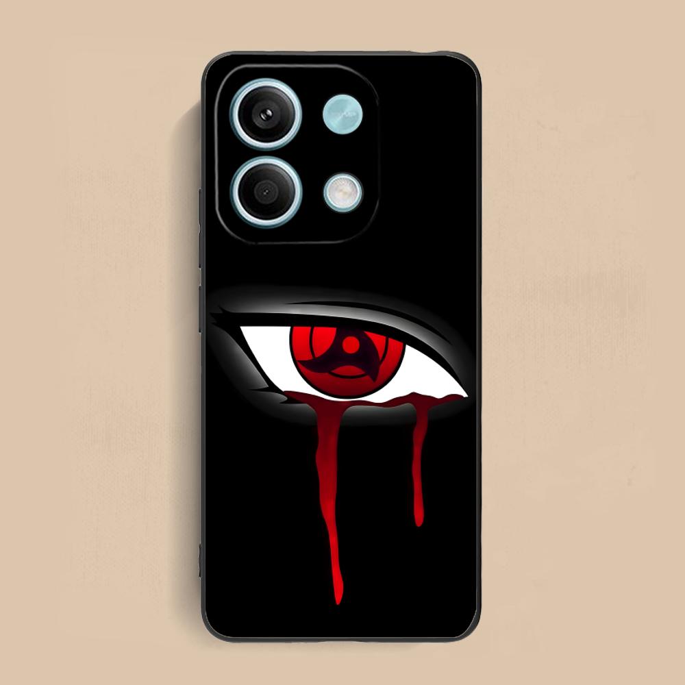 Anime Eyes Phone Case for Xiaomi Redmi 15 14 13 12 A5 3 2 1 C Plus 4G 5G Soft TPU Shockproof Cover