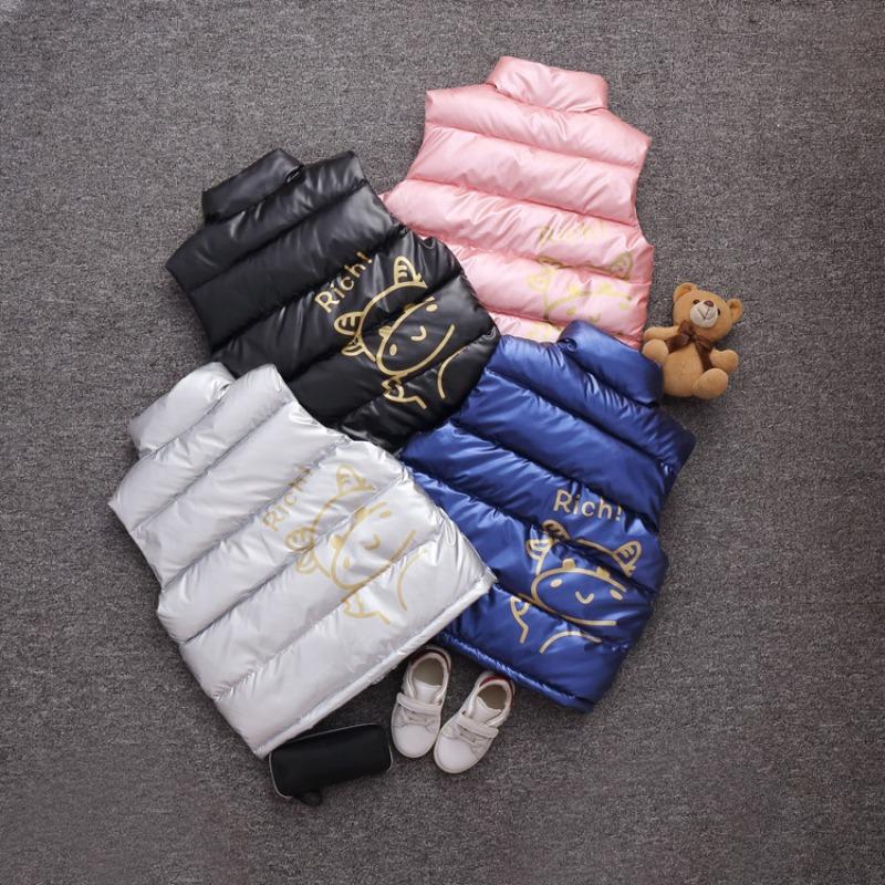 Podzimní/zimní nové dětské zesílené tílko Chlapecké a dívčí spodní tílko