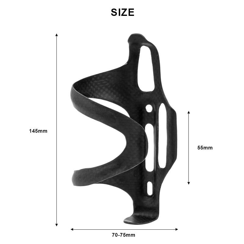 Bicycle Water Bottle Cage Full Carbon Fiber Matte/Glossy Super Light Cycling Equipment MTB Road Bike Bottle Holder With Bolts