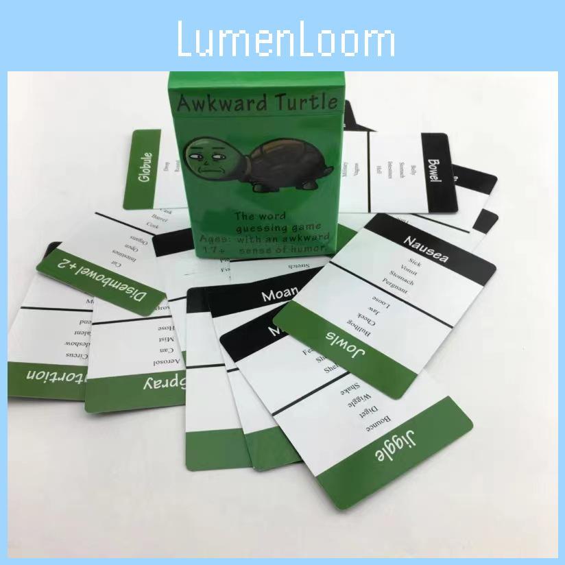 Funny Turtle Awkward Friends Family Party Game Cards Full English Game Board