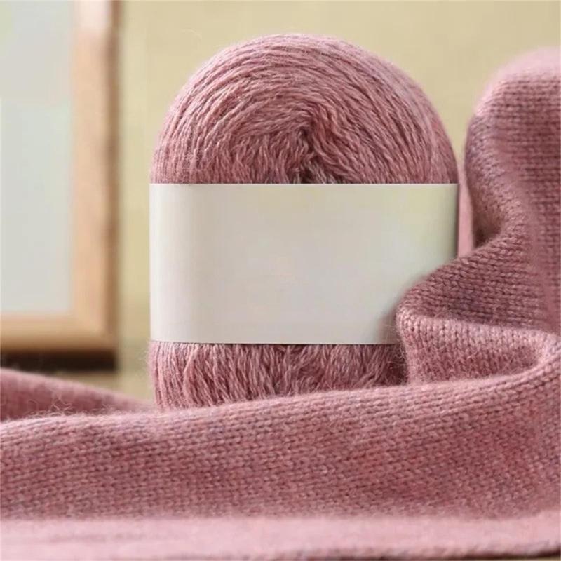 Weiches Mohair Kaschmir Wolle Strickgarn Leichtes Handstrickgarn DIY Schal Schal Häkelgarn für DIY Pullover