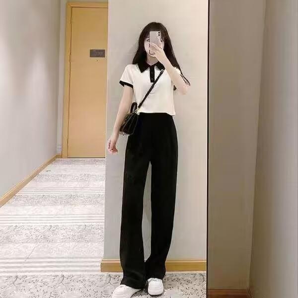 2023 Summer Trendy Student Bestie Outfit: Street Style Two-Piece Set for Women