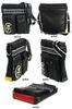 Castelbajac Domine Vertical Shoulder Bag, 24113 (Black) for Men and Women