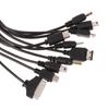 1 Stück 10 in 1 Micro-USB-Mehrfachstecker-Ladekabel Universelles USB-Adapterkabel Datenkabel Multifunktionales Datenübertragungskabel