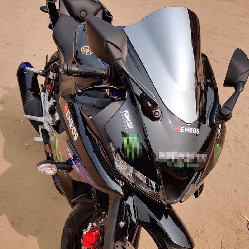 Motorcycle Sport Racing Windshield WindScreen Deflector Visor Viser For YZF R15 V3.0 2019 2020 2021 YZF-R15 V3 YZF R125 YZF-R125