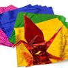 LOORIPRO Glitter Origami 15cm 2 Books Sheets Pearl Hologram Laser Aurora for Paper Craft and Paper, Square, (100 Total), Origami, Origami, Color,