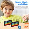 Small 7 Column Plastic Abacus Montessori Math Toy Colorful Beads Arithmetic Calculating Tool Kids Educational Teaching Aid