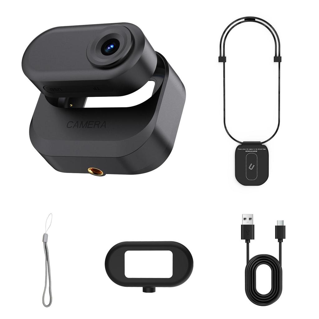 Portable Cross-Border Chest and Neck Action Camera for Vlogging, Student, and Pet Recording