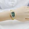 New Women's Oval Gold Quartz Watch - Stylish and Popular in Southeast Asia