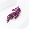 Handgefertigte Pferdekopf-Brosche Tragbares Legierungs-Accessoire für Freizeit- und Formelle Outfits