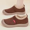 Women's Shoes, Cotton Shoes with Fleece, One-foot Shoes, Soft-soled Short Boots, Cotton Boots
