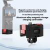 Magnetic Quick Release Charging Base For  Two Card Fast Detach Aluminum Mount With Anti Rotation Design