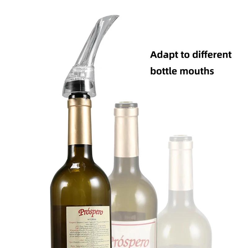 BOLTIFY Wine Aerating Pourer Spout Decanter Magic Wine Decanter Wine Aerator Quick Aerating Pouring Tool Pump Portable Filter