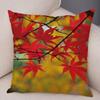 Herbstliches Laub Ahornblatt Gedrucktes Muster Kissenbezug für Zuhause Wohnzimmer Sofa Schlafzimmer Dekoration Kissenbezug