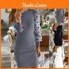 Elegant Women's Polka Dot Jumper With Long Net Yarn Sleeves For Flattering Bodycon Fit
