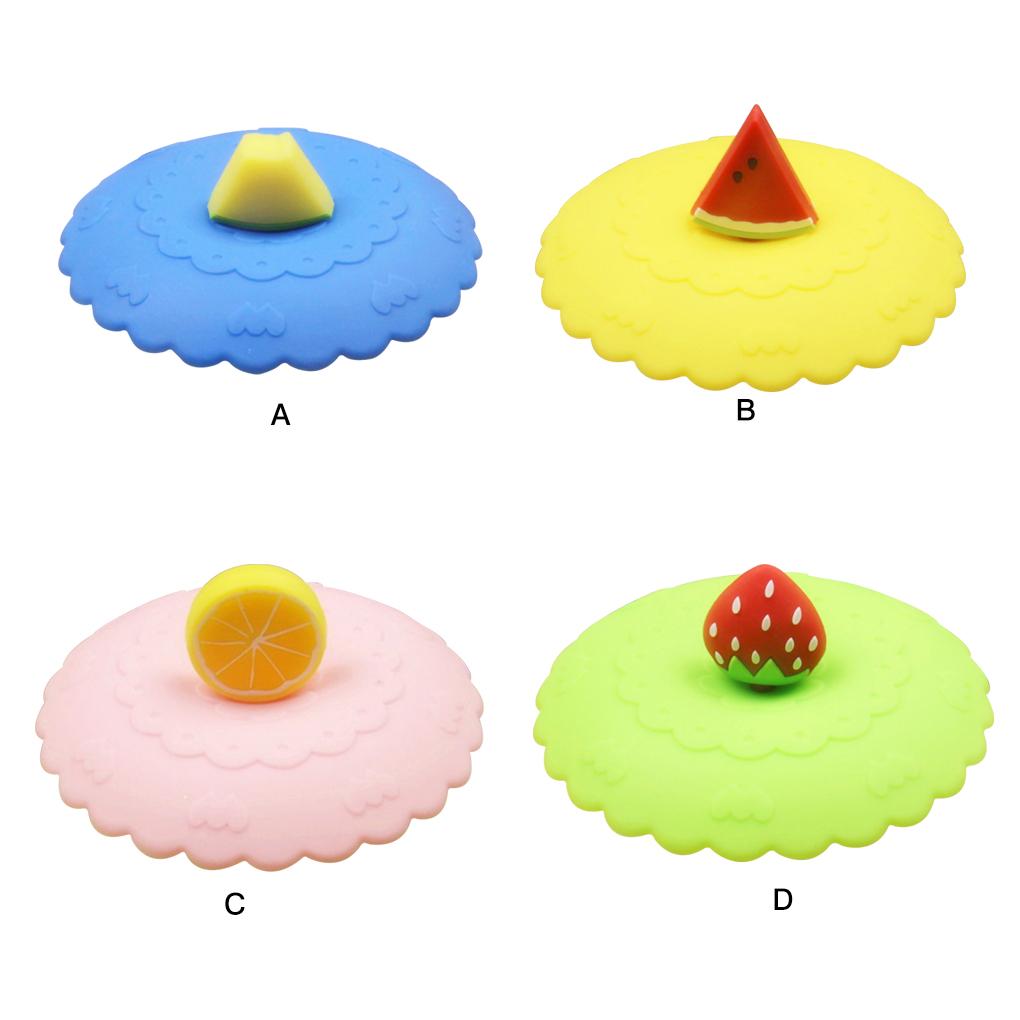 Silikonowa Pokrywka na Kubek Kreskówkowa Pokrywka na Butelkę Pyłoszczelna Nakładka