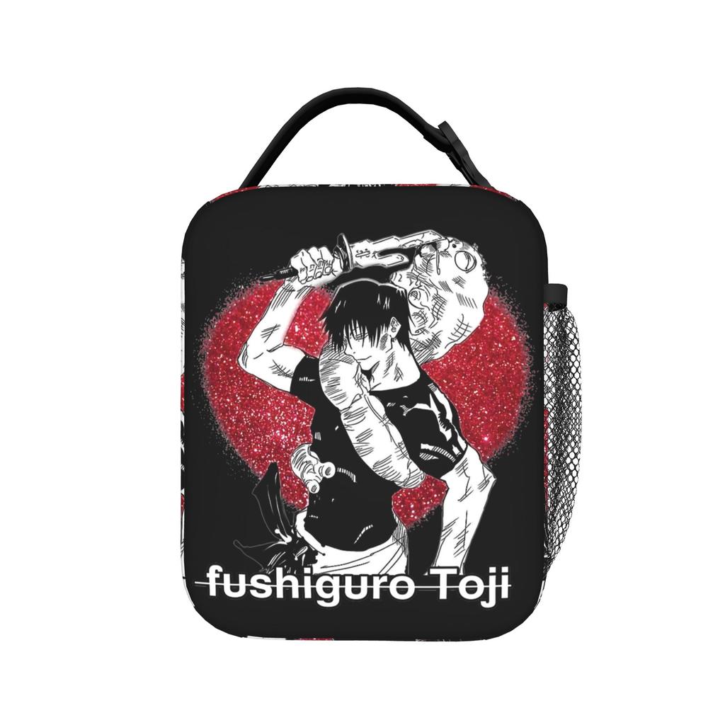 Maki Zenin Manga Insulated Lunch Bag Cooler Bag Reusable,Meal Container Jujutsus Kaisens Anime Large Tote Lunch Box Girl Boy
