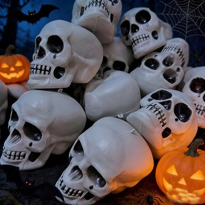 Halloween Skull Skull Hand Props Simulation Head Model Hanging Ghost Accessories Ghost Hand Horror Ghost Claw Ornament