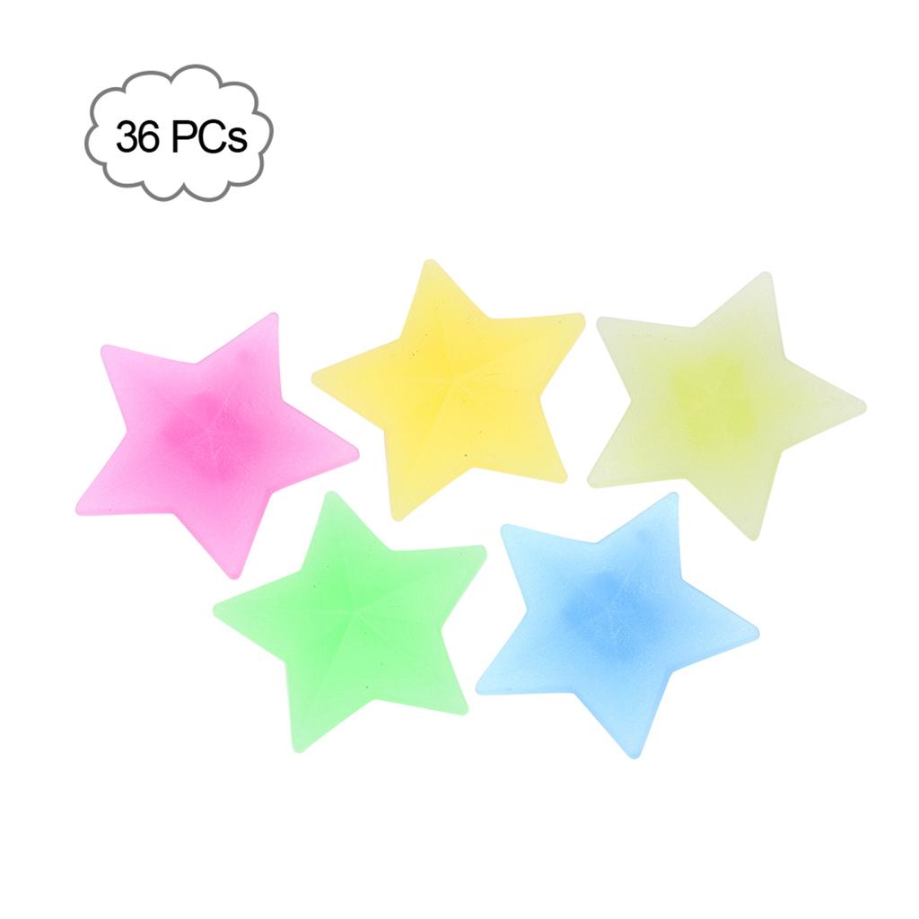 36 ks Hvězdičkové korálky Dětské plastové korálky na dráty kol jízdního kola Dekorace Spokey