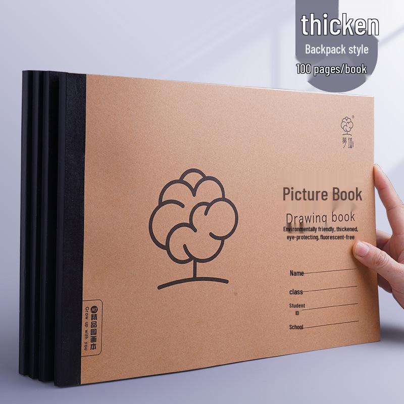 Children's A4 Drawing Book - Blank Pages for Kindergarten to Second Grade Students