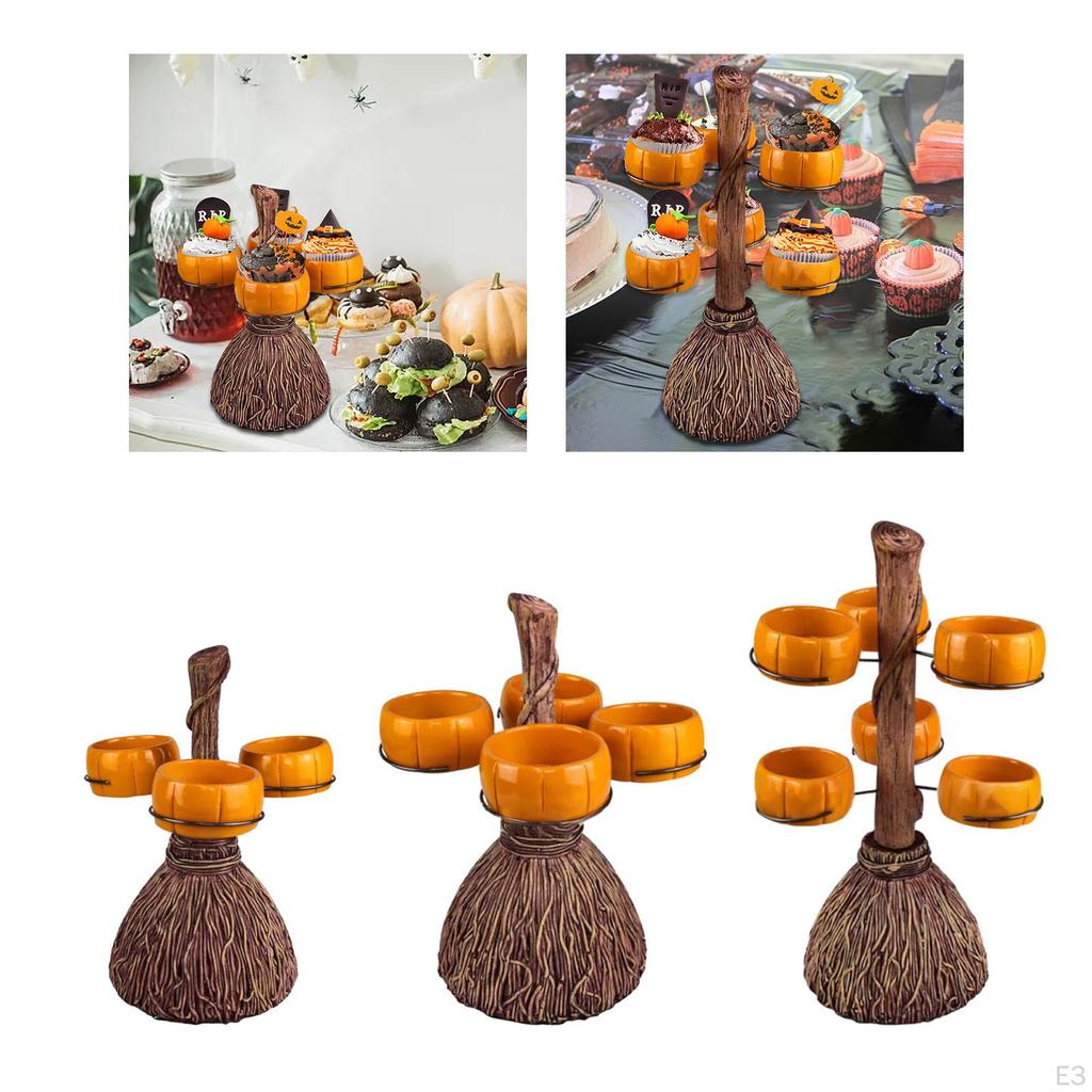 Festive Pumpkin Snack Holder for Halloween Celebrations