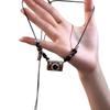 Vintage Brown Camera Pendant Necklace 2026 Simple Fashion Women Men Adjustable Sweater Chain Punk Jewelry Accessories