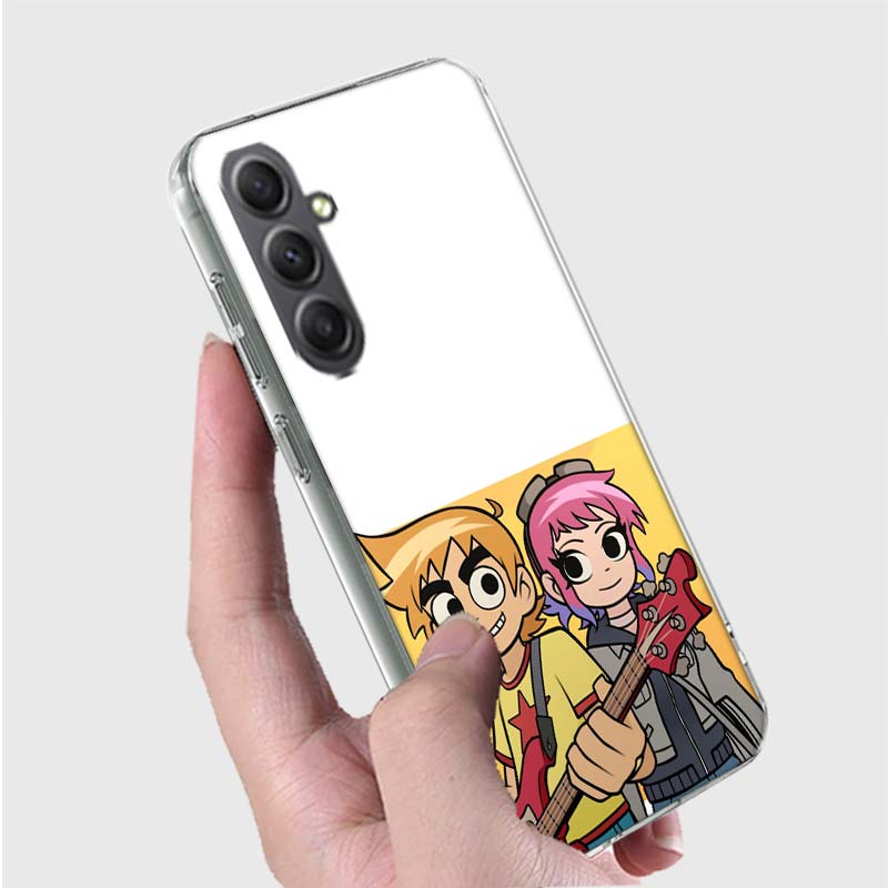 Scott Pilgrim anime Phone Case for Samsung A16 A26 A36 A56 A17 A37 A57 A07 A06 A02S A03 A04S A05S Galaxy Note 20 10 A50S A71 A51