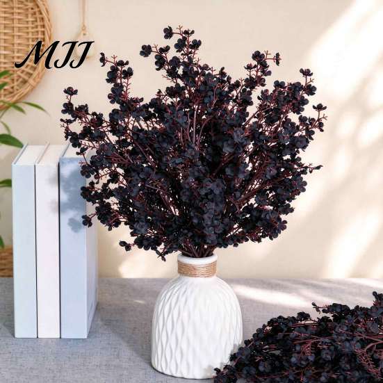 Vivid Atmosphere Room Ornaments 10Pcs Babys Breath Artificial Flowers, Real Touch Fake Silk Flowers Versatile Vase Flower Fillers for Home Indoor